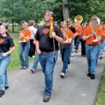 Band Marches into City Park